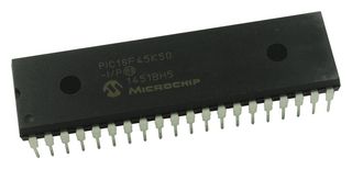 MICROCHIP PIC18F45K50-I/P 8 Bit MCU, Flash, PIC18 Family PIC18FxxK50 Series Microcontrollers, PIC18, 48 MHz, 32 KB, 40 Pins