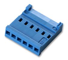 AMP - TE CONNECTIVITY 281838-6 Carcasa de Conector, AMPMODU HE 13/HE 14, Hembra, 6 Posiciones, 2.54 mm