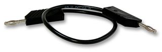 HIRSCHMANN TEST AND MEASUREMENT 934058100 Cable de prueba banana, 4mm Stackable Banana Plug, 4mm Stackable Banana Plug, 9.8 ", 250 mm