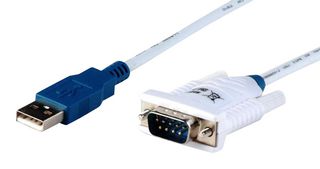 FTDI UT232R-200 Smart Cable Assembly, USB to RS232 Converter, 1Mbaud, D Sub 9 Position Plug, FT232R Chip, 2m/6.6ft