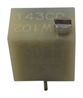 BOURNS 3269W-1-202LF Trimmer, Multi Turn, Cermet, Top Adjust, 2 kohm, Surface Mount, 12 Turns