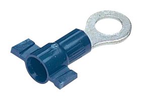 PANDUIT PV14-10RB-3K Ring Tongue Terminal, M5, #10, 14 AWG, 2.5 mm², PV Series, Blue