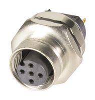 HARTING 21033212531 Conector para Sensor, M12, Receptáculo eléctrico, 5 Contactos, PCB Hembra, Montaje en Panel Recto