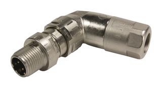HARTING 21038213505 Sensor Connector, M12, Male, 5 Positions, Crimp Pin - Contacts Not Supplied