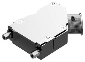 POSITRONIC D15000AKNT20/AA D Sub Backshell, Std Profile, AK Series, DA, 45°, Aluminum Body