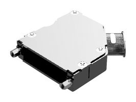 POSITRONIC D25000AKNT20/AA D Sub Backshell, Std Profile, AK Series, DB, 45°, Aluminum Body