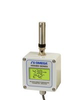 OMEGA HX93BC-RP1 Humidity/Temperature Transmitter, 0% to 100%, 2.5%, 30 VDC, Wire Leads, Current, HX93B Series
