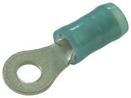 AMP - TE CONNECTIVITY 51864 Ring Tongue Terminal, M3.5, #6, 14 AWG, 2 mm², PIDG Series, Blue