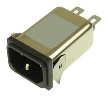 TE CONNECTIVITY - SCHAFFNER FN9222SR-3-06 Filtered IEC Power Entry Module, IEC C14, General Purpose, 3 A, 250 VAC