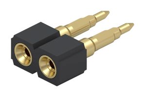 MILL-MAX 304-13-102-41-770000 IC & Component Socket, 2 Contacts, SIP Socket, 2.54 mm, 304 Series, Beryllium Copper