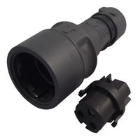 BULGIN LIMITED PXP6010/03S/ST/0507 Circular Connector, Circular Power Connector, Buccaneer 6000 Series, Cable Mount Plug, 3 Contacts