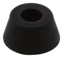 MULTICOMP PRO 3100BLACK Bumper / Feet, Pack 100, Screw, 11 mm, 19 mm, Round, Black