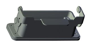 TE CONNECTIVITY T1509161000-000 Heavy Duty Connector, Base, Bulkhead Mount, Stainless Steel Body, 1 Lever, 5