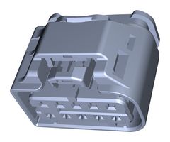 TE CONNECTIVITY 1801600-1 Carcasa de Conector Automotriz, MCON Series, Receptáculo eléctrico, 10 Posiciones