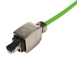 HARTING 09352290401 Modular Connector, RJ45 Plug, 1 x 1 (Port), 8P8C, Cat5, IP65, IP67, Cable Mount