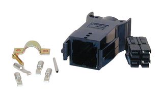 ANDERSON POWER PRODUCTS 1452G3 Rectangular Connector, Powerpole Pak Series, 4 Contacts, Plug, Crimp