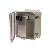 OMEGA OM-HFPU120-14DIN-1 Plastic Enclosure, DIN Rail, Fibreglass, 304.8 mm, 254 mm, 152.4 mm, IP66