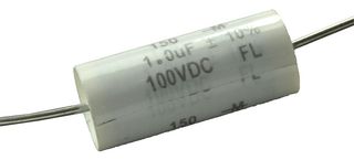 CORNELL DUBILIER 150105K100IC General Purpose Film Capacitor, Metallized PET, Axial Leaded, 1 µF, ± 10%, 100 V