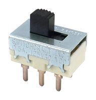 SWITCHCRAFT/CONXALL C56206L2X Slide Switch, DPDT, Panel, Through Hole, 500 mA, 125 V