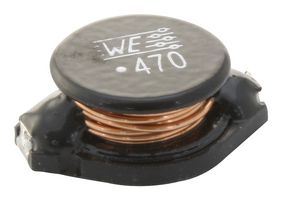 WURTH ELEKTRONIK 74458147 Inductor de Potencia (SMD), 47 µH, 2.6 A, No Apantallado, 4.5 A, Serie WE-PD4