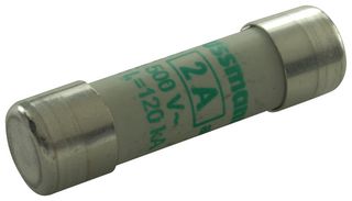 EATON BUSSMANN C10M2 Fuse, Industrial / Power, Class aM Series, 2 A, 500 V, 10mm x 38mm, 13/32" x 1-1/2"