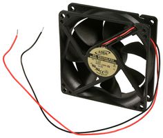 ADDA AD0912DB-A70GL DC Axial Fan, 12 V, Square, 92 mm, 25 mm, Ball Bearing, 26.72 CFM
