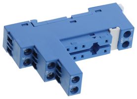 FINDER 95.75 Relay Socket, DIN Rail, Panel, Screw, 8 Pins, 10 A, 250 V, 95 Series