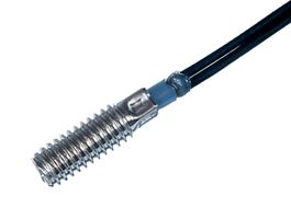 RTD Sensor, Thread Type, Black, Component with Leads, Class F 0.3, -50 °C, 260 °C, 100 ohm