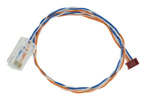 BRAINBOXES CC-500 Cable, IDC 4 Position Receptacle to RJ45, 10/100Mbps, 300MM