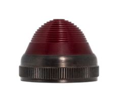 DIALIGHT 0800512203 Indicator Lens, Back Frosted Finish, Green, Torpedo, 1 ", Lens Cap
