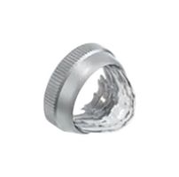 DIALIGHT 1031337403 Indicator Lens, Transparent Finish, Transparent, Torpedo, 1 ", Lens Cap
