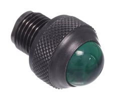 DIALIGHT 1110132200 Indicator Lens, Transparent Finish, Green, Convex, 0.468 ", Lens Cap