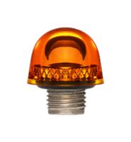 DIALIGHT 1280933003 Indicator Lens, Non-Diffused, Yellow, Stovepipe, 0.468 ", Lens Cap