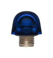 DIALIGHT 1280934003 Indicator Lens, Non-Diffused, Blue, Stovepipe, 0.468 ", Lens Cap