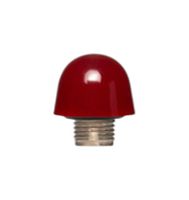 DIALIGHT 1280971003 Indicator Lens, Non-Diffused, Red, Stovepipe, 0.468 ", Lens Cap