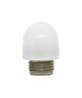 DIALIGHT 1620975 Indicator Lens, Dark Translucent Finish, White, Stovepipe, 0.478 ", Lens Cap