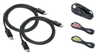 IOGEAR G2L92A2U KVM CBL KIT, W/ USB & AUDIO, 4K DUAL
