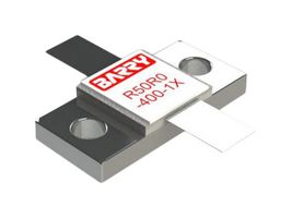VISHAY R50R0-400-1X Resistor, BeO Flanged, 50 ohm, Rxxxx-400-1X Series, 400 W, ± 5%, Solder, 1 kVDC