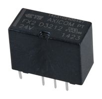 TE CONNECTIVITY - AXICOM D3212 Signal Relay, 24 VDC, DPDT, 2 A, FX2 Series, Through Hole, Non Latching