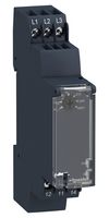 SCHNEIDER ELECTRIC RM17TT00 Phase Monitoring Relay, Harmony RM17 Series, SPDT, 5 A, DIN Rail, Screw, 250 VAC