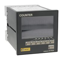 OMRON INDUSTRIAL AUTOMATION H7BX-A AC100-240 Counter, Multifunction, Contact and NPN Transistor O/P, 6Digit, 0.53" H/100 to 240VAC, 2.68" x 2.68"