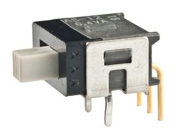 NKK SWITCHES AS12CH Slide Switch, SPDT, On-None-On, Through Hole, AS Series, 28 V