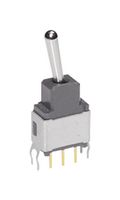 NKK SWITCHES A12AB Toggle Switch, Subminiature, On-On, SPDT, Non Illuminated, A Series, Through Hole