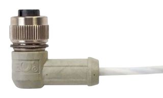 OMEGA M12CM-T24SSPC-RF-2 Sensor Cable, 90° M12 Receptacle, Free End, 2 m, 6.6 ft, M12CM RTD Series