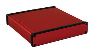 HAMMOND 1455R1601RD Metal Enclosure, Small, Extruded Aluminum, 30.51 mm, 165 mm, 160 mm, IP54