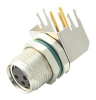 AMPHENOL LTW M8S-03PFFR-SF8001 Conector para Sensor, M Series, M8, Female, 3 Positions, PCB Hembra