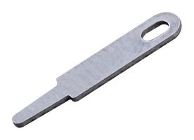 ETTINGER 013.13.649 PCB Terminal, 2.4mm x 0.5mm, 0.094" x 0.02", Brass, 1.2 mm, Silver