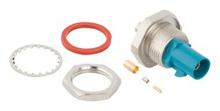 AMPHENOL RF 2FA1-NZSP-C10E1 Conector Coaxial / RF, FAKRA SMB Coaxial, Macho Pasamuro Recto, Crimpado, 50 ohm