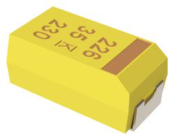 KEMET T491A105K050AT Surface Mount Tantalum Capacitor, 1 µF, 50 V, 1206 [3216 Metric], ± 10%, 7 ohm, A