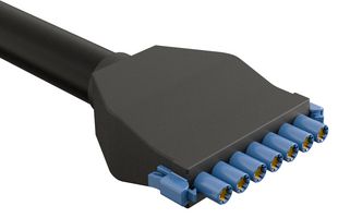 AMPHENOL COMMUNICATIONS SOLUTIONS 10176873-A7-F582LF Mains Power Cord, AC Whip Plug, 7 Pin to IEC 60309 Plug, 5 Pin, 2.5 m, 60 A, 600 V, Black